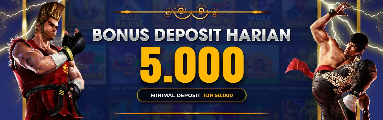 Bonus Deposit Harian Rp 5000